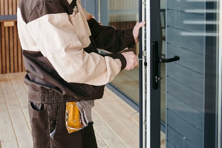 Cleaning And Polishing Glass Door Installation in Marco Island, FL